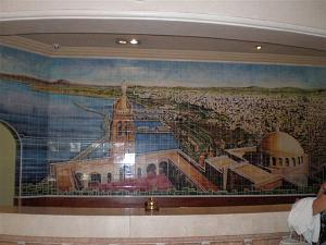 VOYAGE JUIN 2009 FRESQUE SANTA CRUZ RECEPTION HOTEL